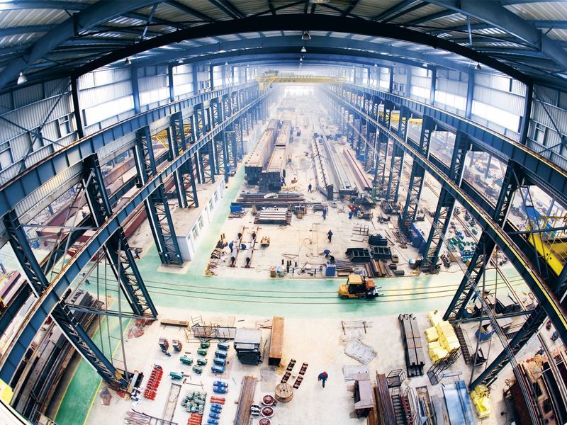 六萬(wàn)平車(chē)間內(nèi)景